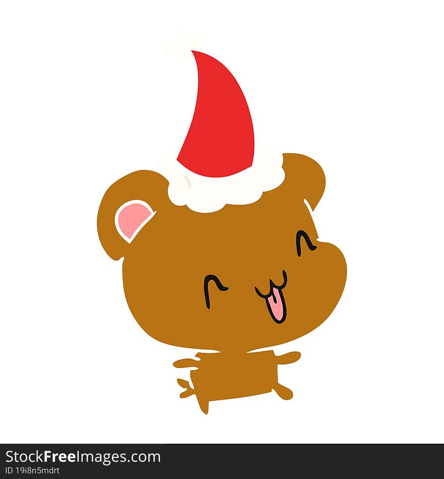 Christmas Cartoon Of Kawaii Bear