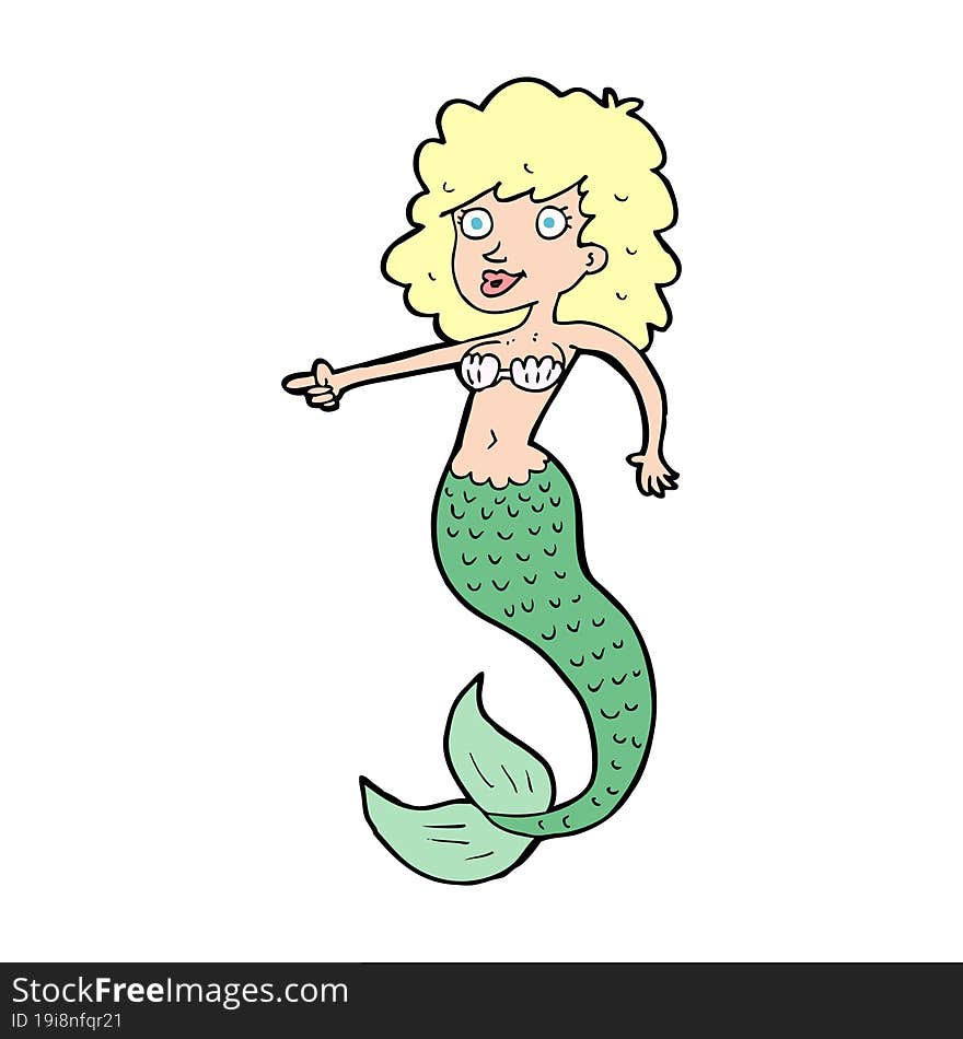 Cartoon Mermaid