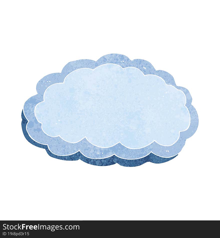 Cartoon Decorative Cloud