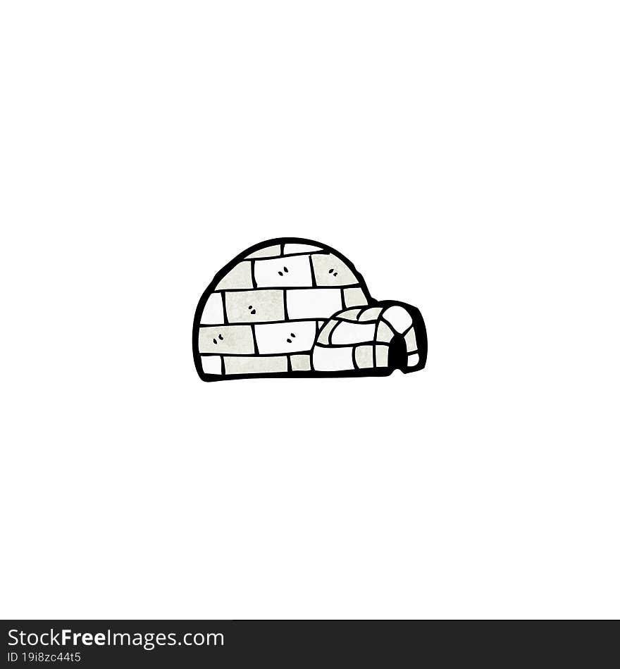 cartoon igloo