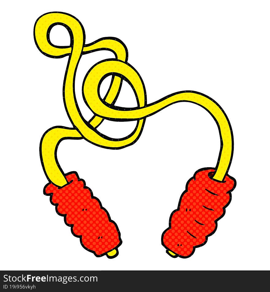 cartoon skipping rope