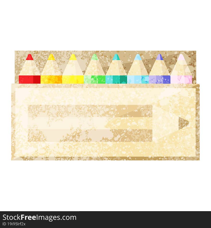 pack of coloring pencils graphic icon