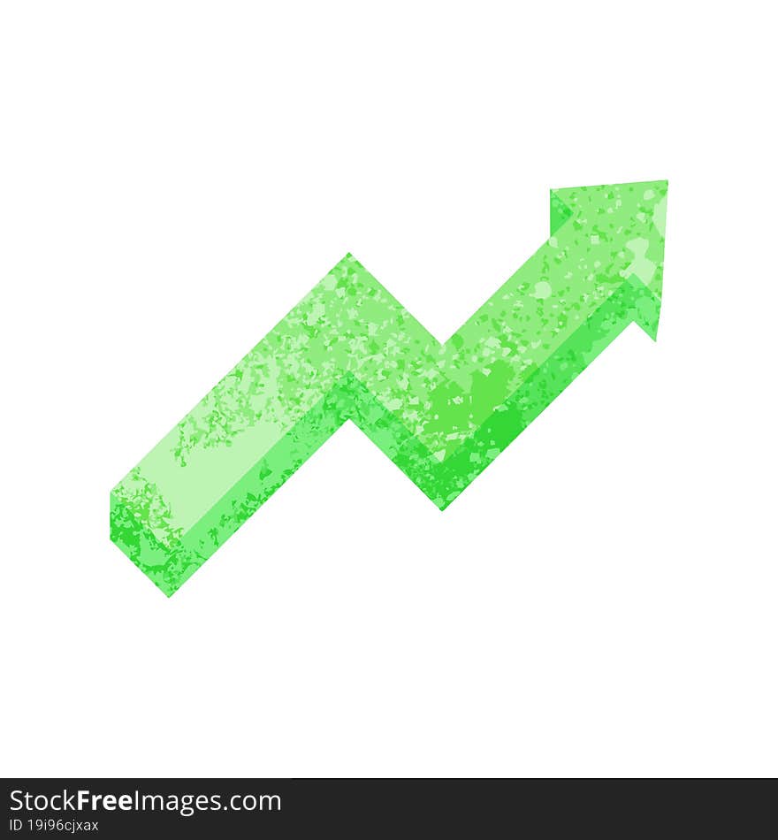 performance arrow graphic vector illustration icon. performance arrow graphic vector illustration icon