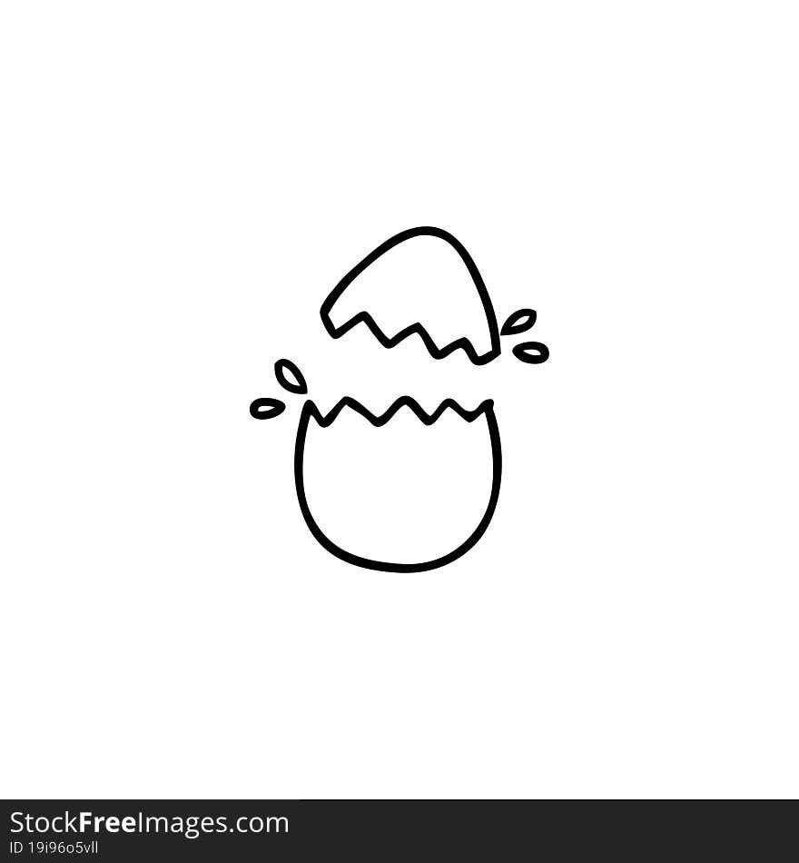 hatching egg cartoon. hatching egg cartoon