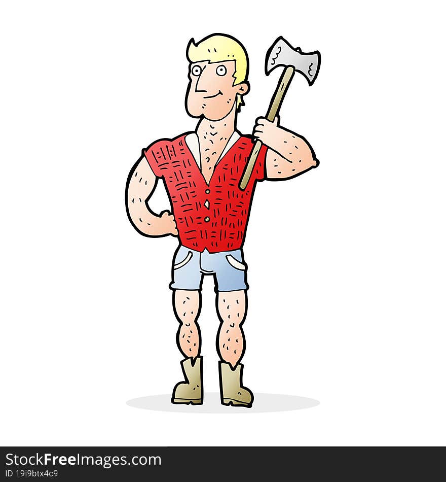 Cartoon Lumberjack