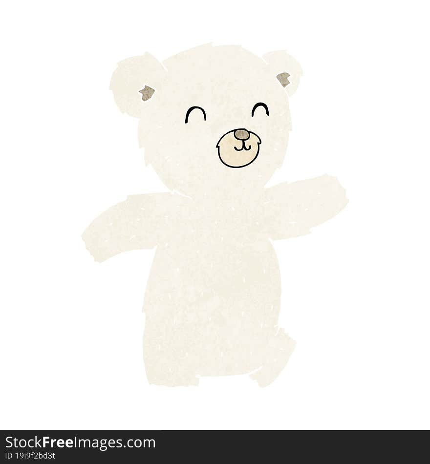 cute cartoon polar bear