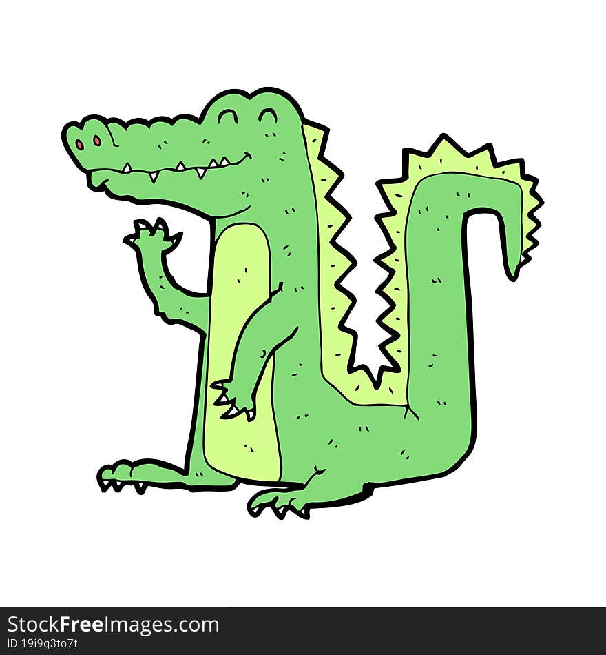 cartoon crocodile