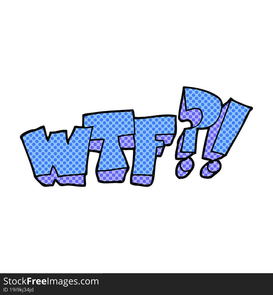 Cartoon WTF Symbol