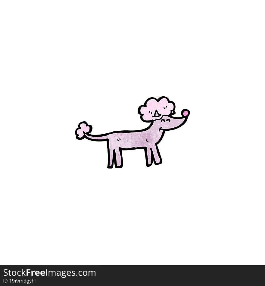 Cartoon Poodle