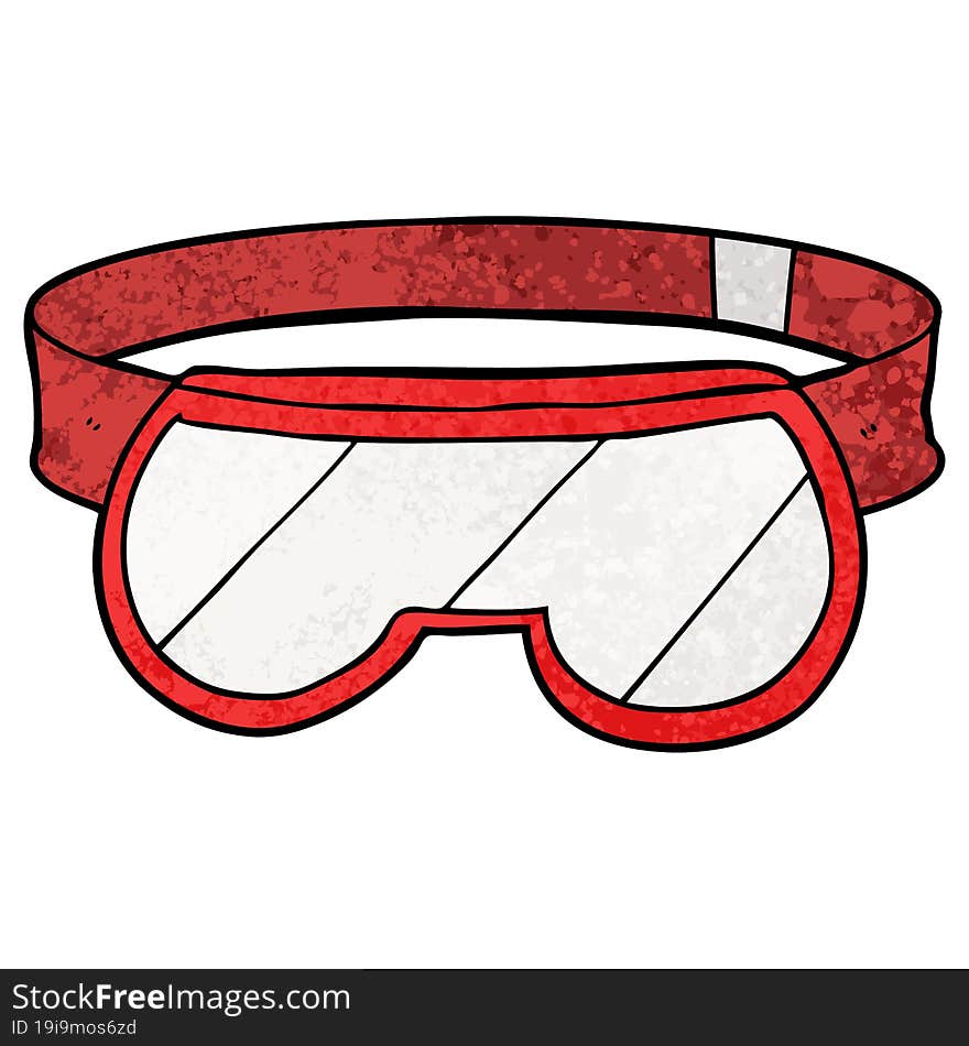 cartoon safety goggles. cartoon safety goggles