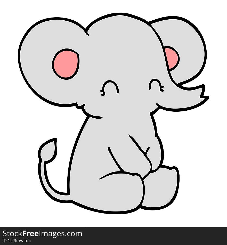 cute cartoon elephant