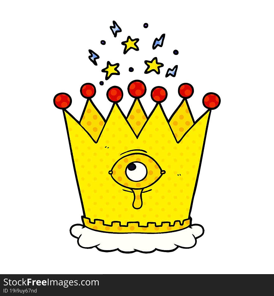 cartoon magic crown. cartoon magic crown