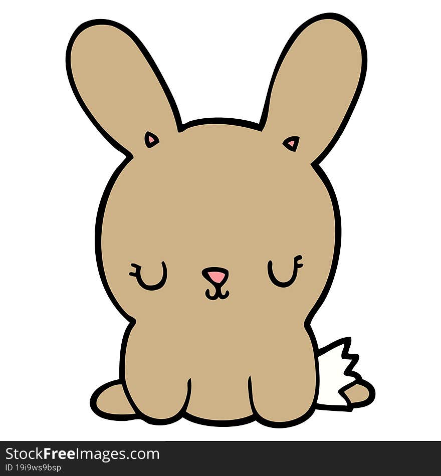 Cute Cartoon Rabbit