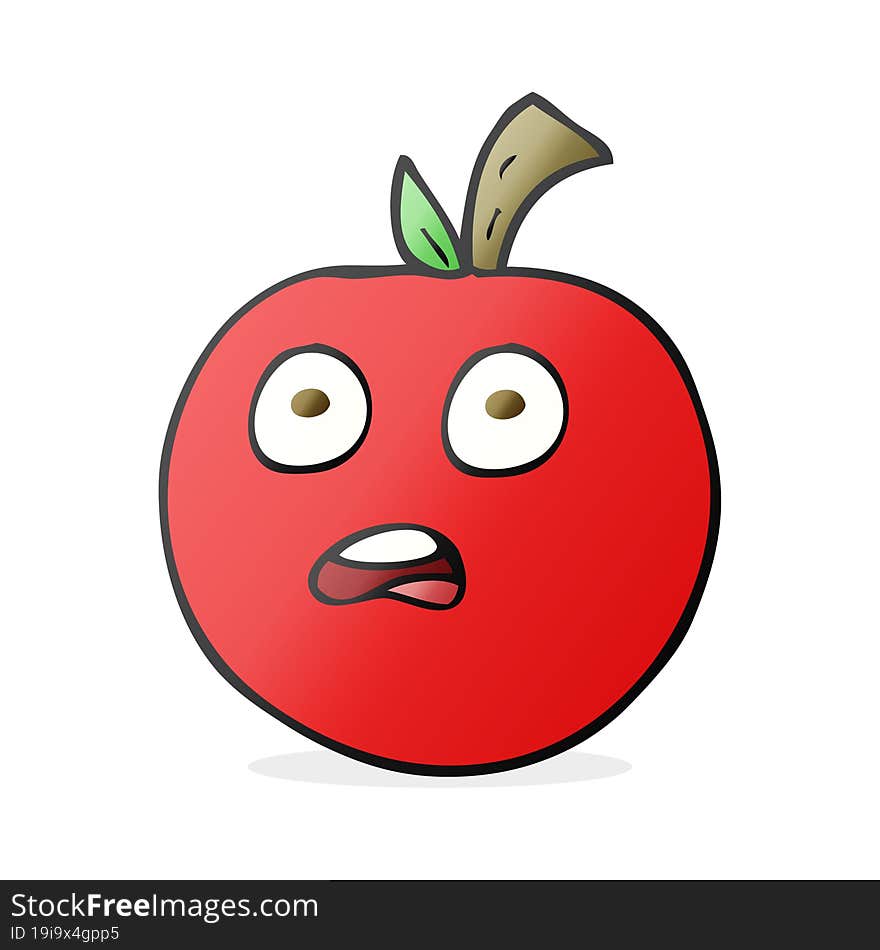 freehand drawn cartoon tomato