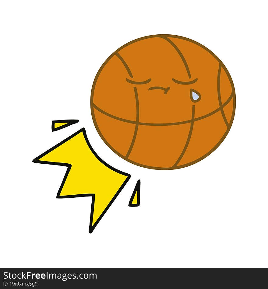 Cute Cartoon Basketball