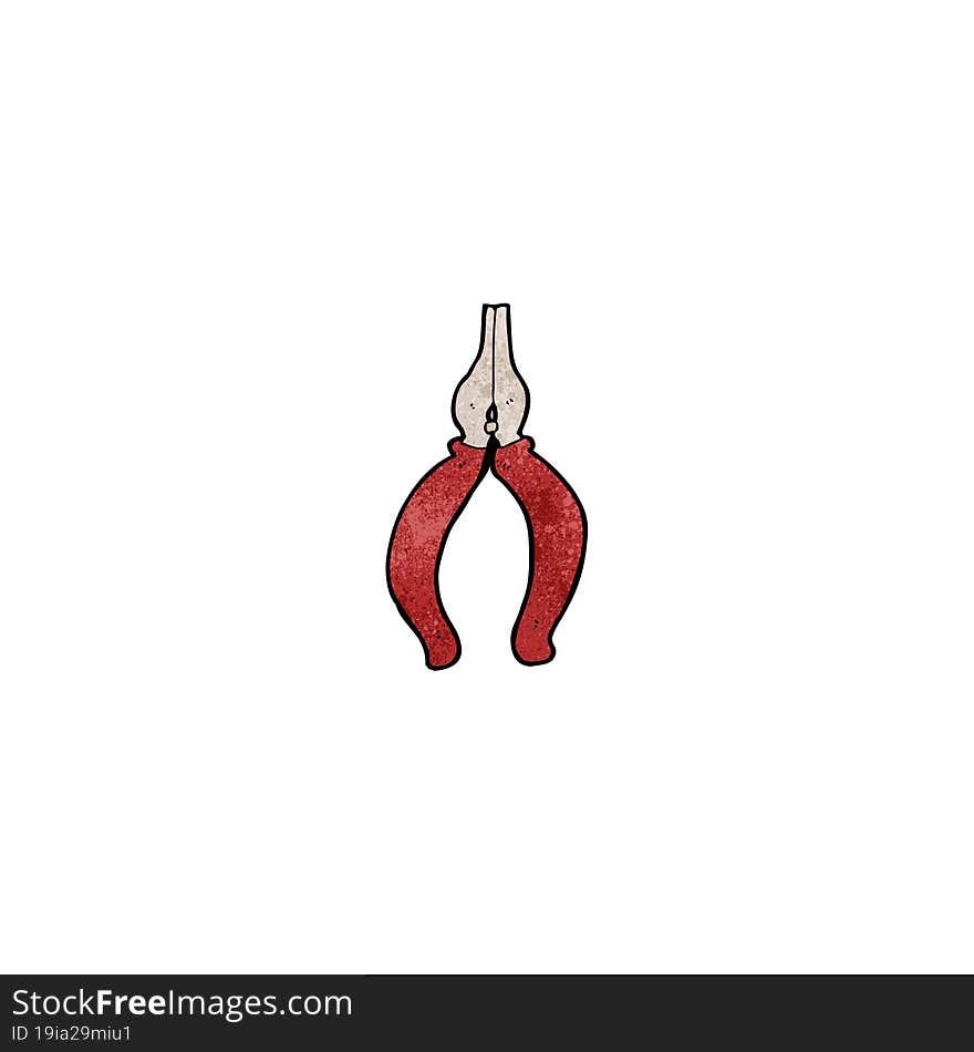 cartoon pliers