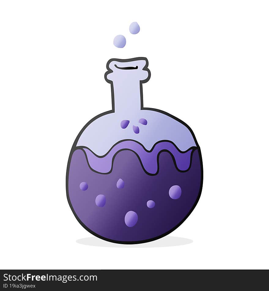 cartoon magic potion