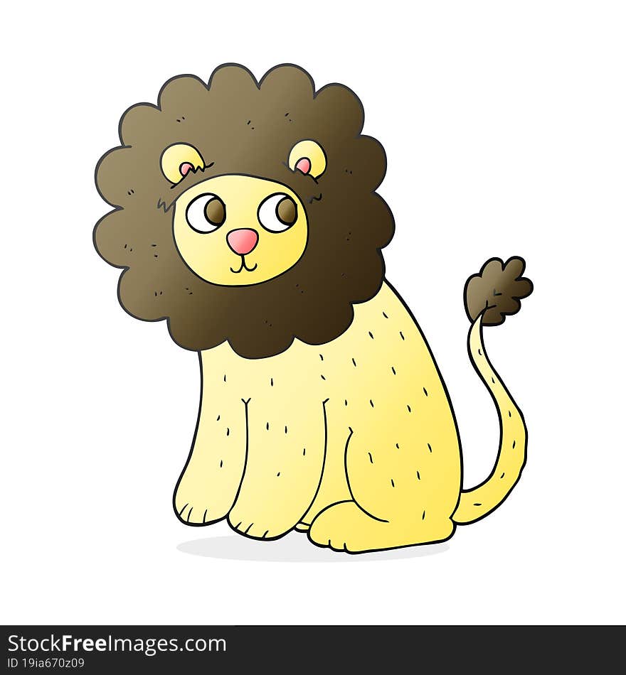 Cartoon Cute Lion