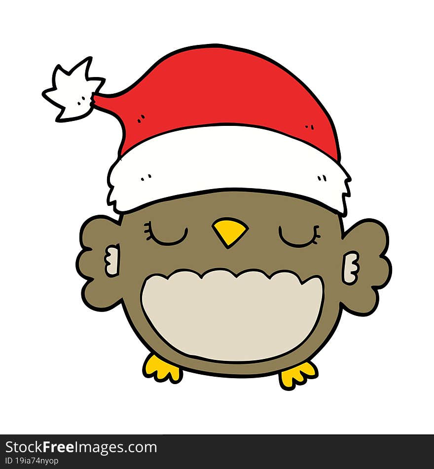 cute christmas owl