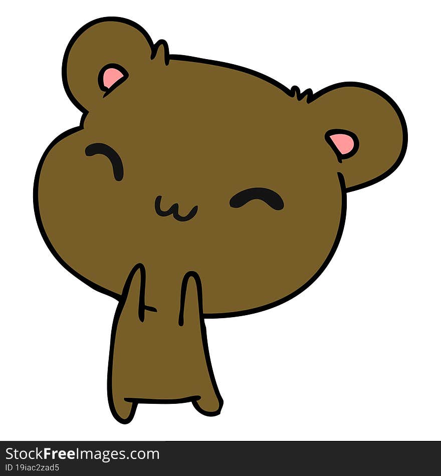 Cartoon Kawaii Cute Teddy Bear