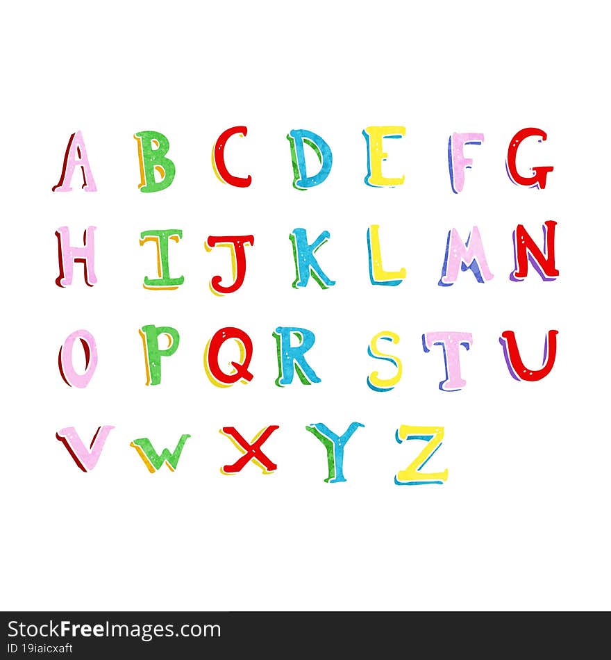 Cartoon Alphabet