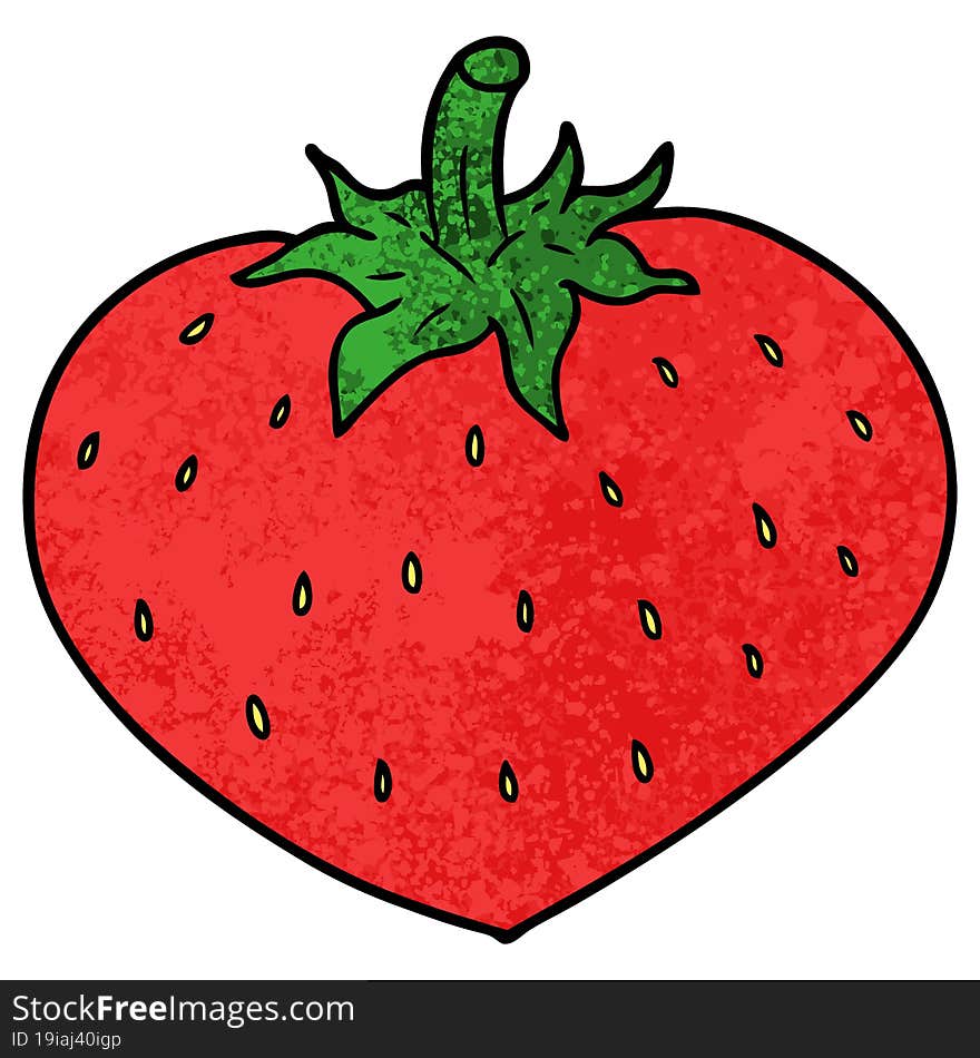 cartoon strawberry. cartoon strawberry