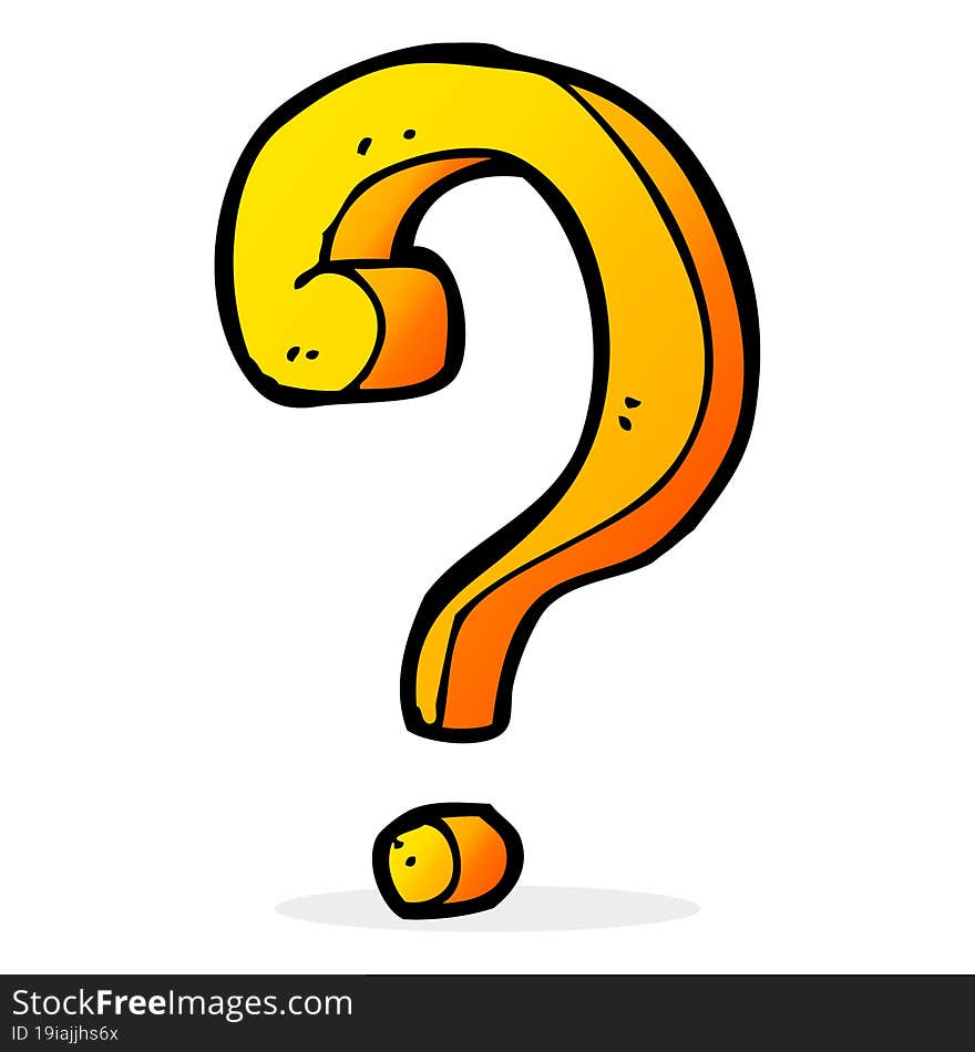 cartoon question mark