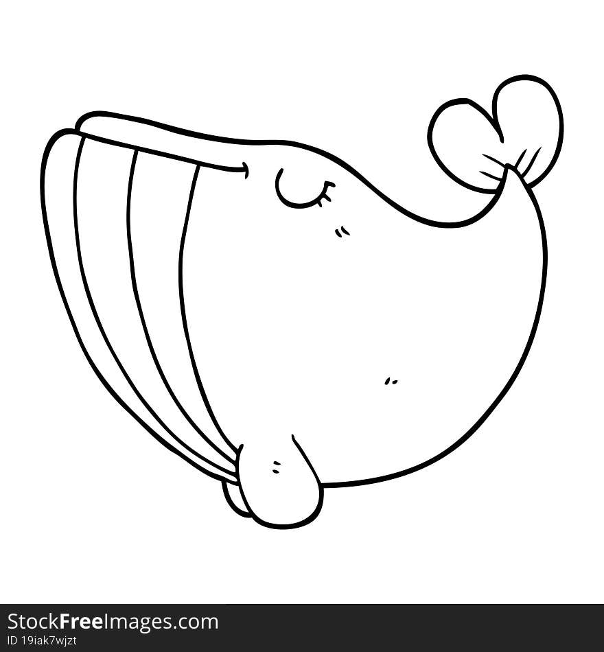 cartoon whale