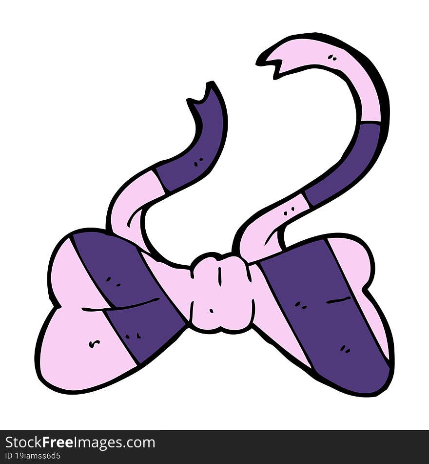 cartoon bow tie