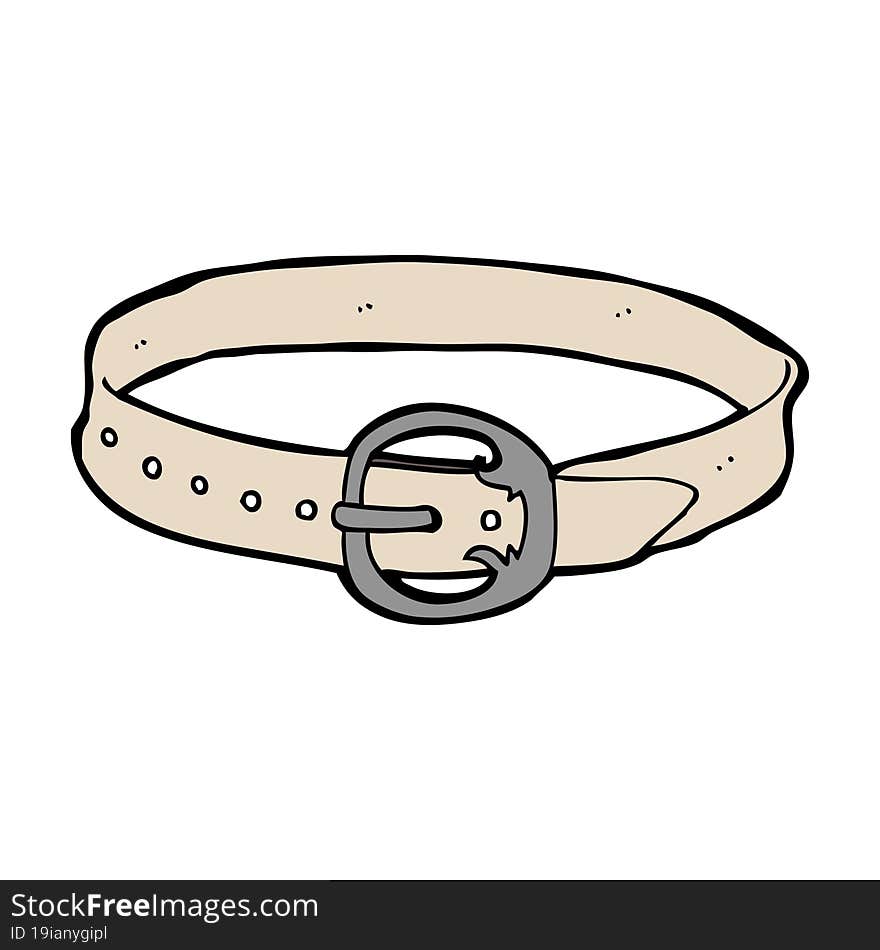 cartoon old belt