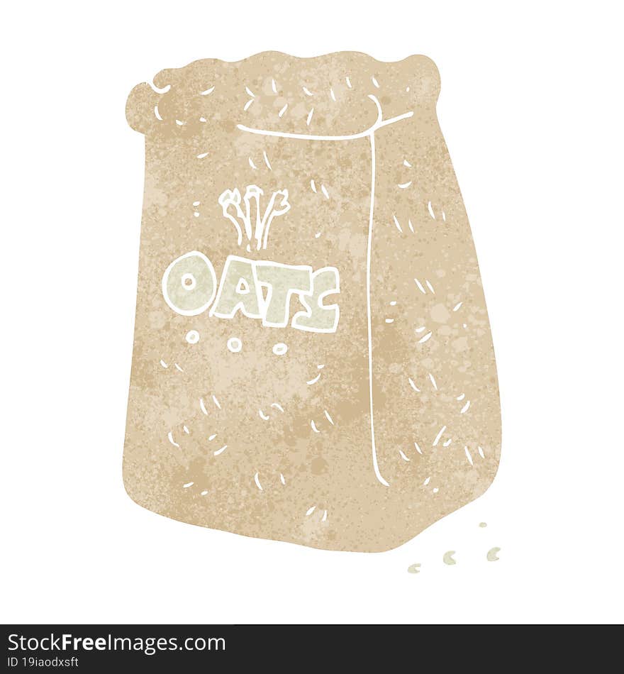 Retro Cartoon Oats