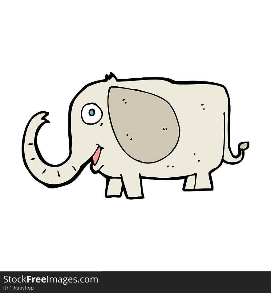 cartoon baby elephant