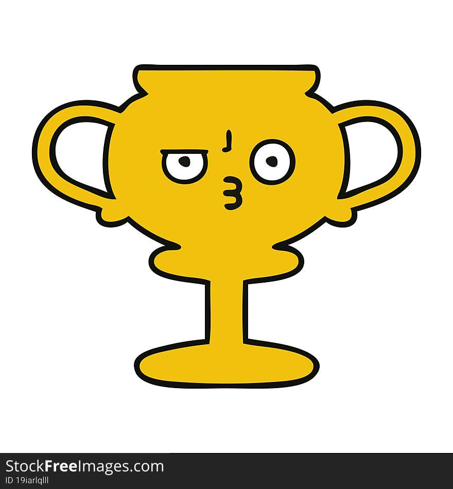 cute cartoon trophy