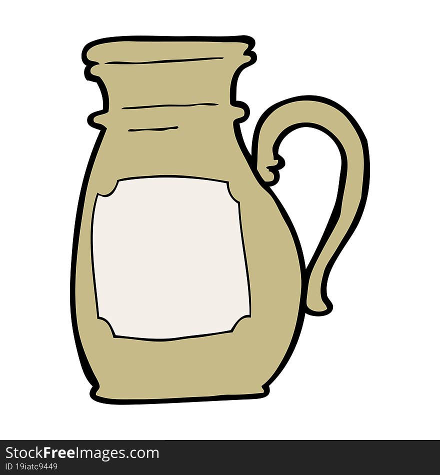 Cartoon Jug