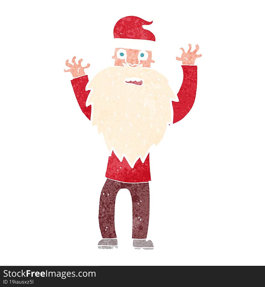 cartoon santa claus