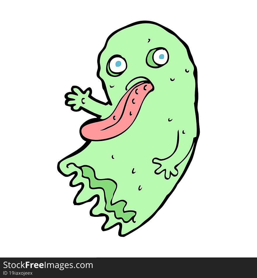 gross cartoon ghost