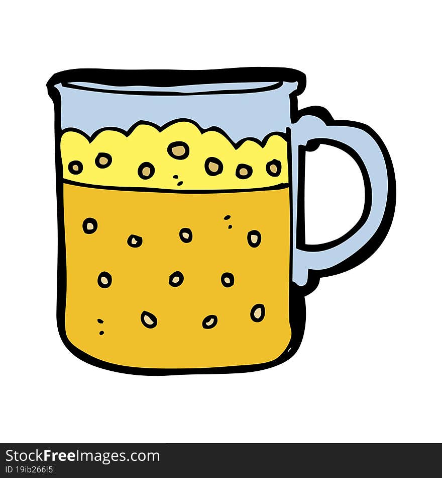 Cartoon Mug Of Beer