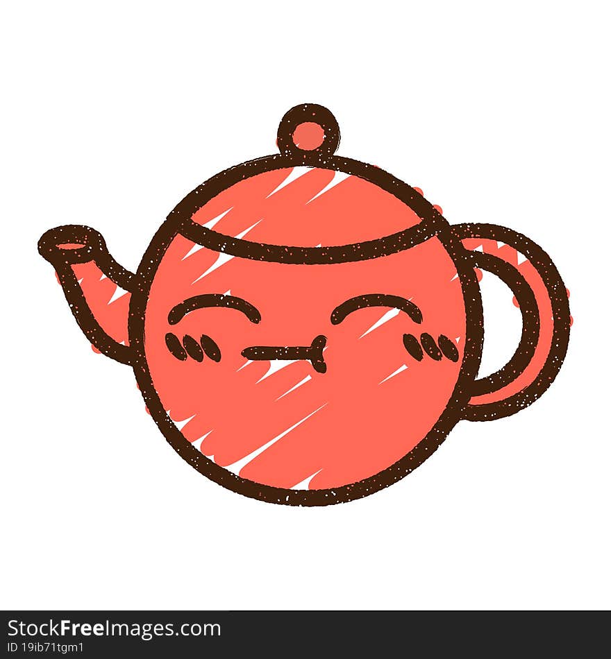 Teapot Chalk Drawing