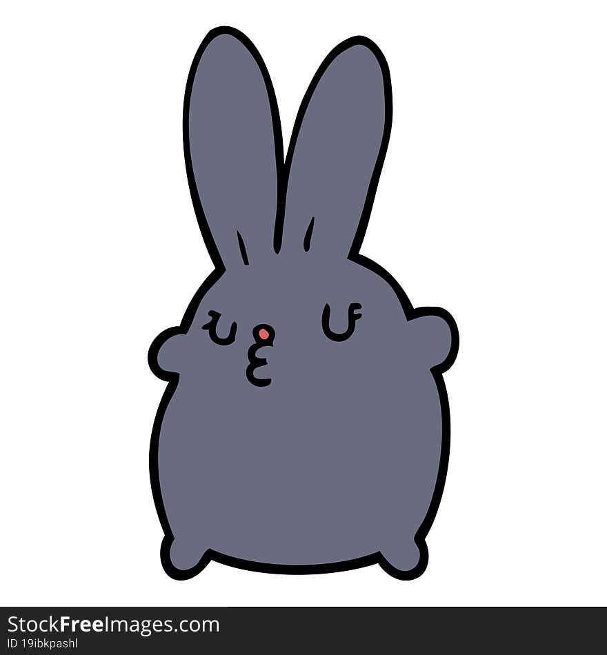 cute cartoon rabbit