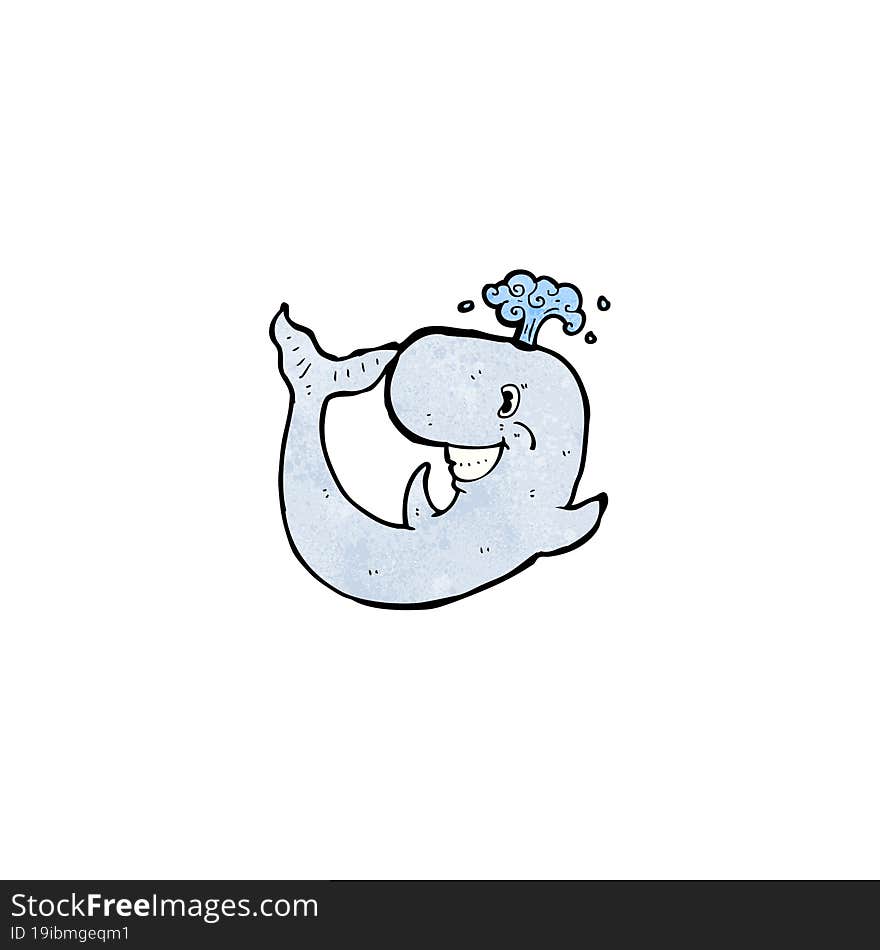 cartoon whale