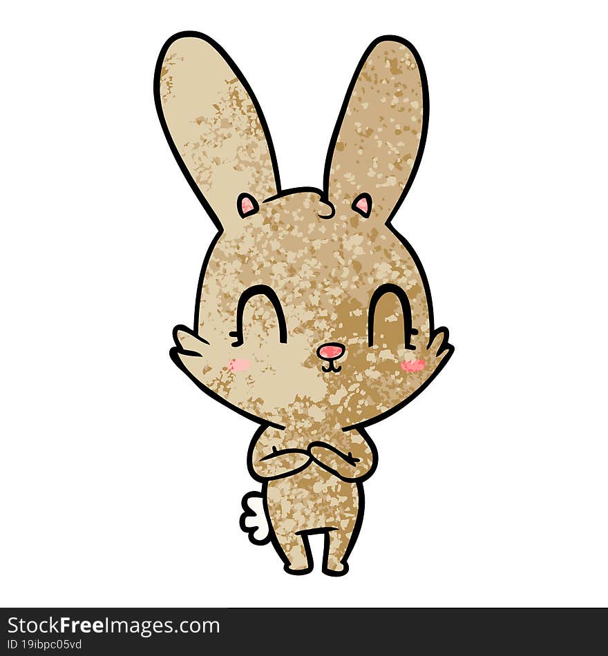 cute cartoon rabbit. cute cartoon rabbit