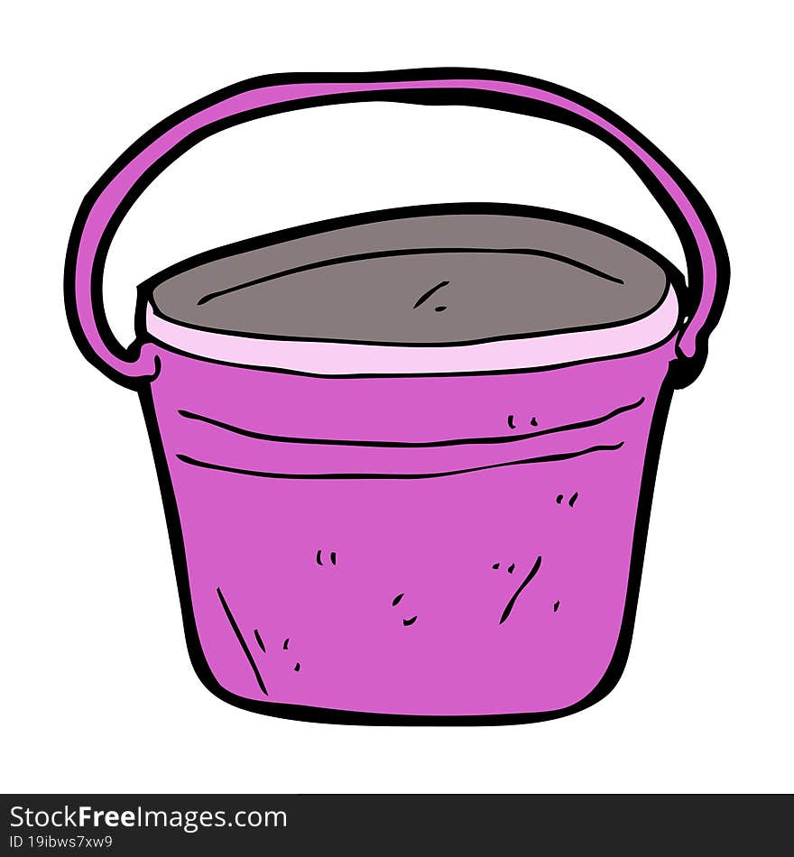 Cartoon Metal Bucket