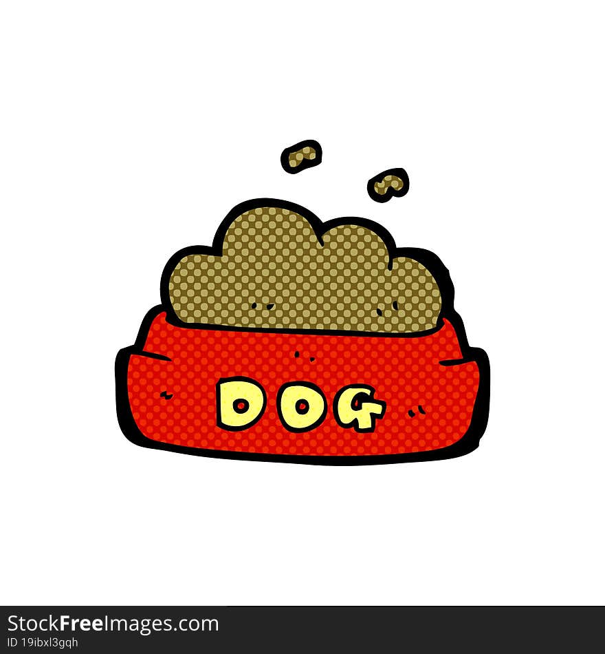 cartoon dog food