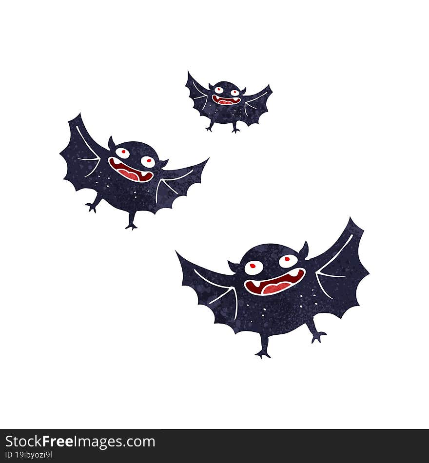 cartoon vampire bats