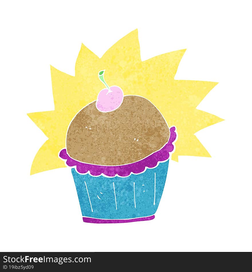 cartoon cupcake