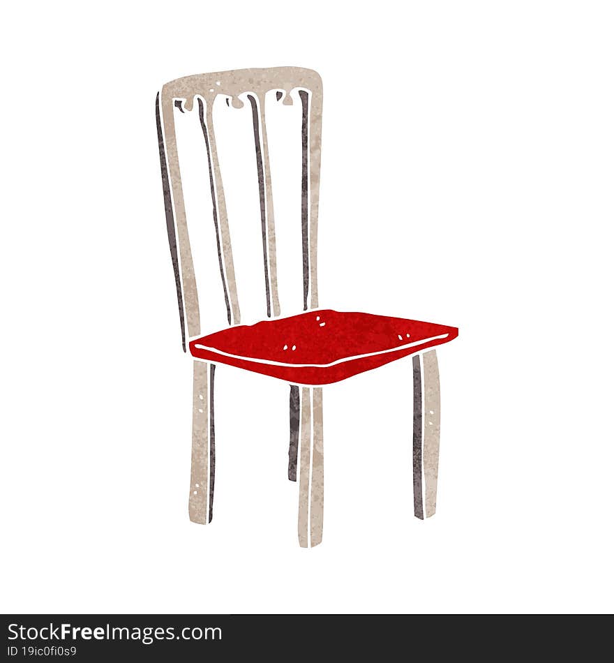 cartoon old chair