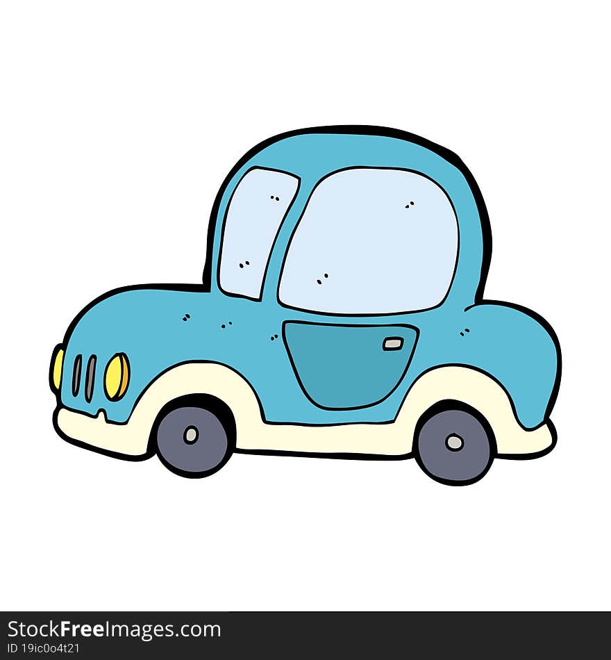 cartoon car