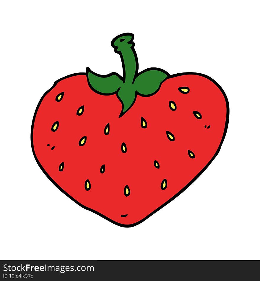 cartoon strawberry