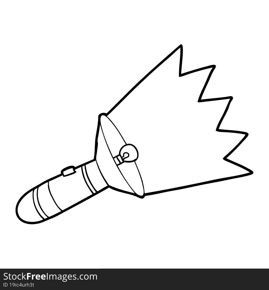 old cartoon torch. old cartoon torch