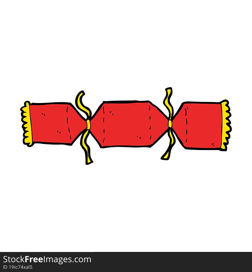 cartoon christmas cracker